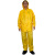代尔塔（Deltaplus）407003 EN400雨衣雨裤分体式带帽 套装 防风防水防雪 户外工作服 黄色 XL