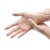谋福CNMF 一次性透明PVC手套 检查手套 餐饮美容手套 100只/盒 一次性PVC手套 中号