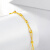 周六福（ZLF）黄金手链女双链光面圆珠相连桃心型尾链送女友金手链 计价 15+2cm尾链- 4.42g