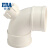 公元（ERA）管道PVC-U管排水管配件管材管件90°弯头带检查口国标生产 D160