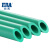 公元优家绿色管进口材料ppr冷热水管上水管材管件4分6分热熔PPR给水管 一米(6分管)25x4.2壁厚