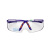 霍尼韦尔护目镜S200A亚洲款防冲击眼镜100200超强防刮擦防飞溅透明镜片蓝色镜腿10副装