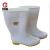 白色食品靴高筒水食品鞋耐油耐酸碱雨靴 PVC高密度防磨雨靴耐滑厨房鞋 加绒中筒32CM 43