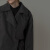 幻象者 设计师潮牌男装工装夹克 暗黑系个性飘带短款宽松外套 黑色 L