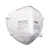 3M 9002折叠头戴式防护口罩（环保包装）防颗粒物 防尘口罩50只/袋  50只 白色 均码