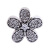 潘多拉PANDORA 银色花形锆石闪耀串珠791480CZ