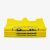 兰诗（LAUTEE）LJD-8120 黄色医疗手提垃圾袋 50*60CM（200只装）