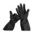 霍尼韦尔（Honeywell） 2095025 经典款氯丁橡胶防化手套加长版 黑色10码 1副装  