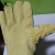 大杨113电焊手套 1双 长皮反绒隔热阻燃焊工烧焊耐磨焊接劳保防护手套 黄色