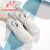 L＇ALPINA 袋鼠 韩版镂空透气飞织网面百搭休闲运动鞋女KS-M57白色40