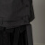 幻象者 设计师潮牌男装工装夹克 暗黑系个性飘带短款宽松外套 黑色 L