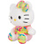 Hello kitty凯蒂猫 迷彩系列毛绒玩具 软体粒子公仔玩偶 抱枕靠垫布娃娃 13"33厘米 粉红