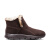 斯凯奇（Skechers）舒适雪地靴 时尚反毛皮保暖短靴棉靴6666012 巧克力色 37