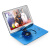 先科（SAST）FL-188 dvd播放机便携式 DVD影碟机cd机 老人唱戏看戏视频机 巧虎全格式DVD 17.8英寸（蓝色）