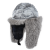 卡蒙（kenmont）冬季兔毛雷锋帽男士户外保暖滑雪帽防寒皮草帽护耳帽 2488 深灰色 均码 59.5cm（送围脖）