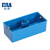 公元(ERA)管道优家电工管PVC接线盒双联胶暗箱双联线盒暗盒埋底电工线管盒 红166*79*54