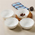 斯凯绨（Sky Top）陶瓷面碗骨瓷汤碗米饭碗家用餐具纯白6英寸4件套装