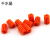 千水星橙色软质塑料齿轮玩具传动齿轮电机马达轴连接齿轮软齿面加长主轴齿轮模型科技小发明配件 1156A橙色软质塑料齿轮(20个)