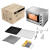 北美电器（ACA）电烤箱家用32升双层密封玻璃门热风循环AT0-BBRF32S