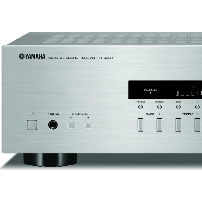 雅马哈（Yamaha）R-S202 音响 音箱 高保真 2.0声道立体声功放 HIFI 蓝牙 FM