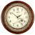 凯恩斯（KAIENSI） 中式时钟挂钟客厅实木创意钟表镂空中国风钟表中国风复古石英钟 2706圆形