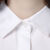 沐晴轩新款春秋冬韩版女装打底职业装长袖衬衫女学生衬衣 白色103加绒款 XL