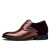 布拉泽（BEZIR）男士增高鞋8cm商务正装隐形内增高男鞋BLZ712 棕色41