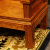 百家汇 实木沙发  客厅家具中式原木色象头沙发 明清仿古宫廷南榆木沙发 六件套(113+茶几+2边几）+坐垫