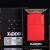 芝宝zippo煤油防风打火机专柜正品红色哑漆 商标 233ZL