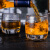 德国进口品质酒杯套装啤酒杯洋酒杯威士忌杯玻璃杯水杯 320ml6只装沥水盘