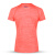 KELME卡尔美跑步T恤 女士快干修身健身运动短袖衫 K16R2013W 荧光红 S/155
