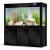 奇溢自然 鱼缸 水族箱 中型 大型玻璃底滤生态缸 龙鱼缸 观赏玻璃水族箱 KR-HD 1.5米黑色底滤