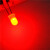 TaoTimeClub LED灯 发光二极管 5MM 圆头 红发红光 灯珠 （10只）