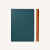 【可定制刻字】Daycraft德格夫旗舰系列A5中开手帐笔记本简约横线记事本商务办公企业印logo 蓝绿色