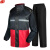 谋福 时尚拼色户外防水雨衣套装 骑行徒步钓鱼冲锋衣款分体雨衣 HD-306 2XL(170-175)