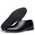零度(ZERO)男士商务正装休闲皮鞋 柔软舒适休闲男鞋透气轻便单鞋子 D71023  黑色 44