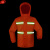 谋福 户外成人男女分体双层安全警示反光雨衣套装 防水工作服 YGC03 XL -175