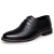 零度(ZERO)男士商务正装休闲皮鞋 柔软舒适休闲男鞋透气轻便单鞋子 D71023  黑色 44
