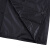 厚创 可印字连体雨衣加长款荷叶式防雨服反光雨衣单人成人风衣雨衣 黑色 XXXL（185-190cm）
