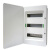 施耐德配电箱 天朗系列暗装家用电箱  空开强电箱 暗装白色门 镜瓷白 三排 36回路
