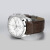 天梭瑞士手表库图系列皮带机械男士复古时尚手表三眼白盘皮带送男友T035.627.16.031.00