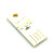 TaoTimeClub 创意led灯键盘灯亮迷你USB灯强光正白暖光移动电源 黑板暖白