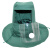 LISM工业打磨喷砂帽面罩披肩帽防护帽防尘头罩冲击喷漆喷涂 军绿色防护连体服