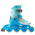 动感/ACTION溜冰鞋儿童轮滑鞋套装闪光可调旱冰鞋直排轮男女滑冰鞋 PW-117 天蓝色+头盔+护具 XS/26-29码