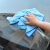 宏亿杉(HONYSON) 超细纤维擦车洗车巾吸水毛巾汽车专用清洁纤维洁洗车布洗车用品 宝石蓝 40*80cm 一条装