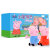 小猪佩奇故事书礼品套装共20册 3-6岁儿童绘本故事书粉红猪小妹双语图画书幼儿园故事卡通