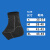 耐克新款针织脚踝保护装备 nike运动护踝保暖男女篮球足球运动保护护具 黑色单只装NMS75031 S踝围36-39鞋码