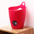 日本进口inomata 多功能储物桶垃圾桶杂物桶脏衣桶叠加插花桶5升 玫瑰红