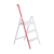 長谷川（Hasegawa）長谷川铝合金单扶手梯家用踏台梯凳彩色创意多功能折叠设计师款 粉色高0.58米SS-3PK