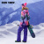 Gsou SNOW滑雪服套装女防风保暖加厚滑雪衣女 配背带紫色 M